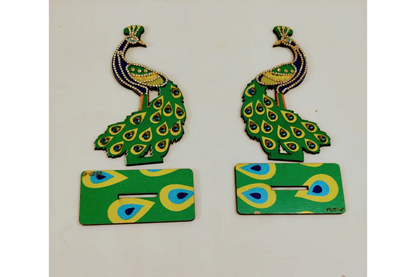 Traditional MDF Peacock Stand for Festivals