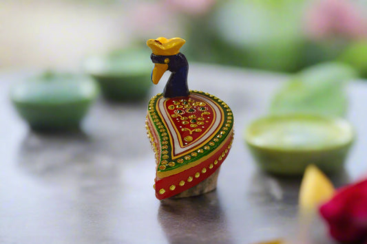 Marble Chopra Kumkum Peacock