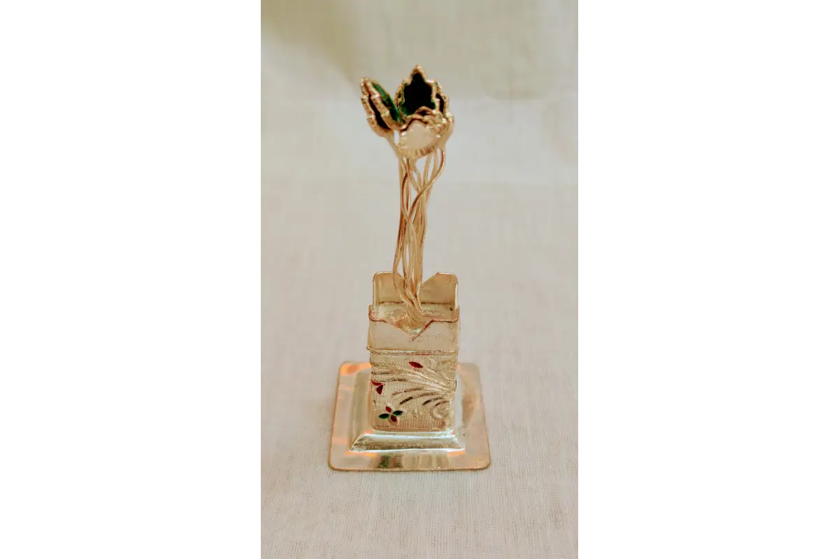 Meenakari Silver Tulsi Plant - Akshaya Tritiya return gift