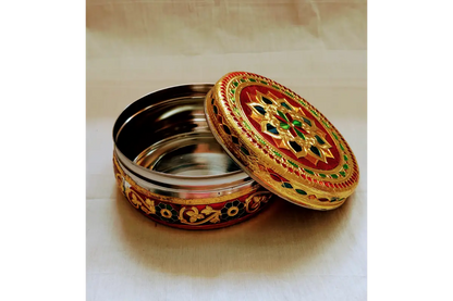 Meenakari_Steel_Box - Return Gift For Wedding