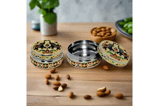 Pecock Steel Box / Puja Celebrtions