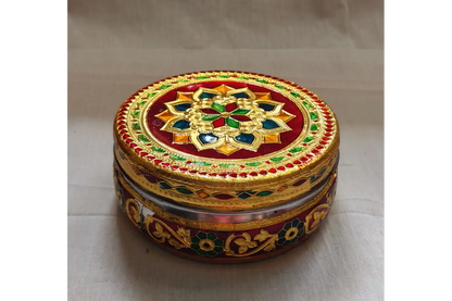 Meenakari_Steel_Box - Return Gift For 60th Marriage