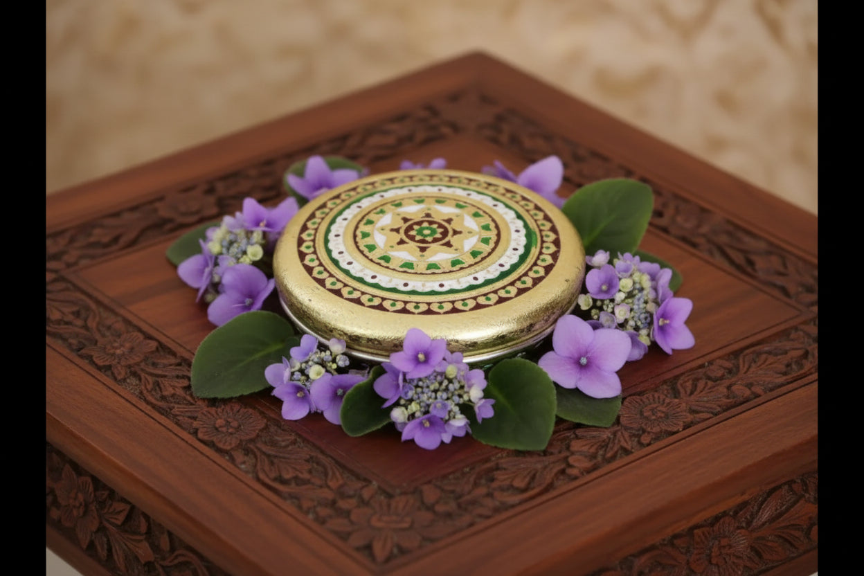 Meenakari Steel Boxes - Wedding Return Gift