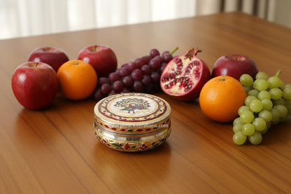 Meenakari Steel Boxes - Baby Shower Return Gift