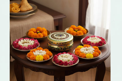 Meenakari Steel Boxes - Marriege Return Gift