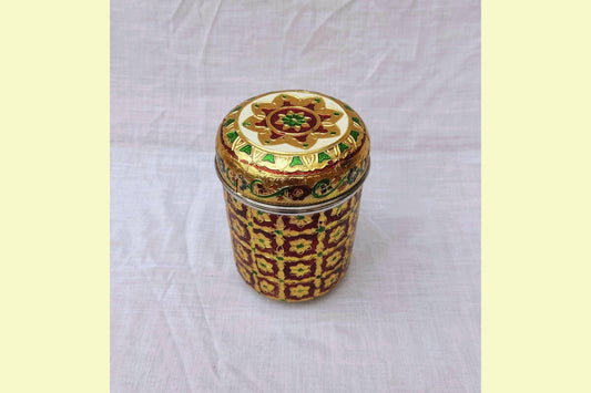Meenakari Steel Dabba No 10