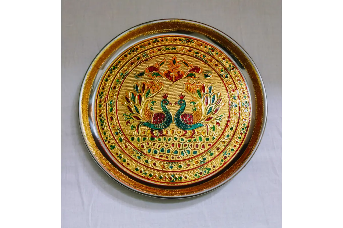 Meenakari_Steel_Plate - Ring Plates