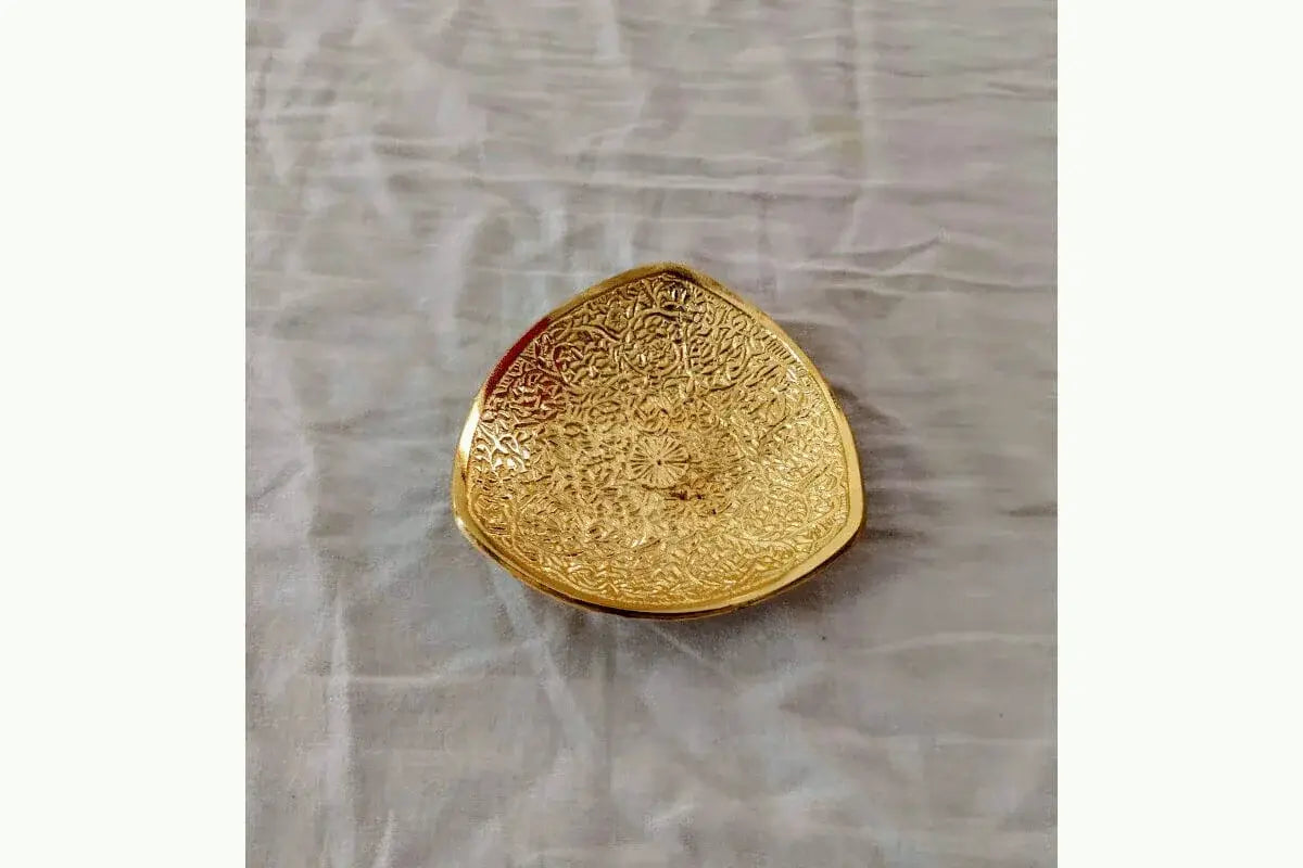 Gold-plated Mini Tray for Return Gifting