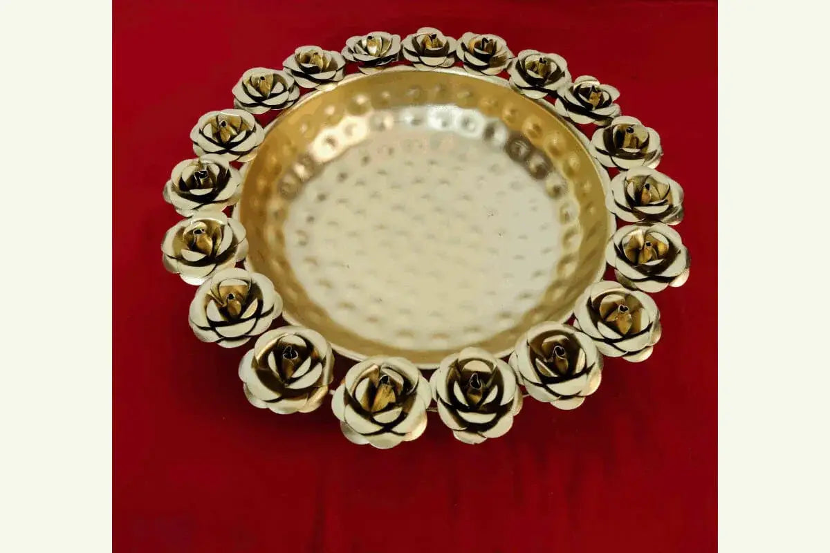 Handcrafted Brass Diya Uruli for Puja
