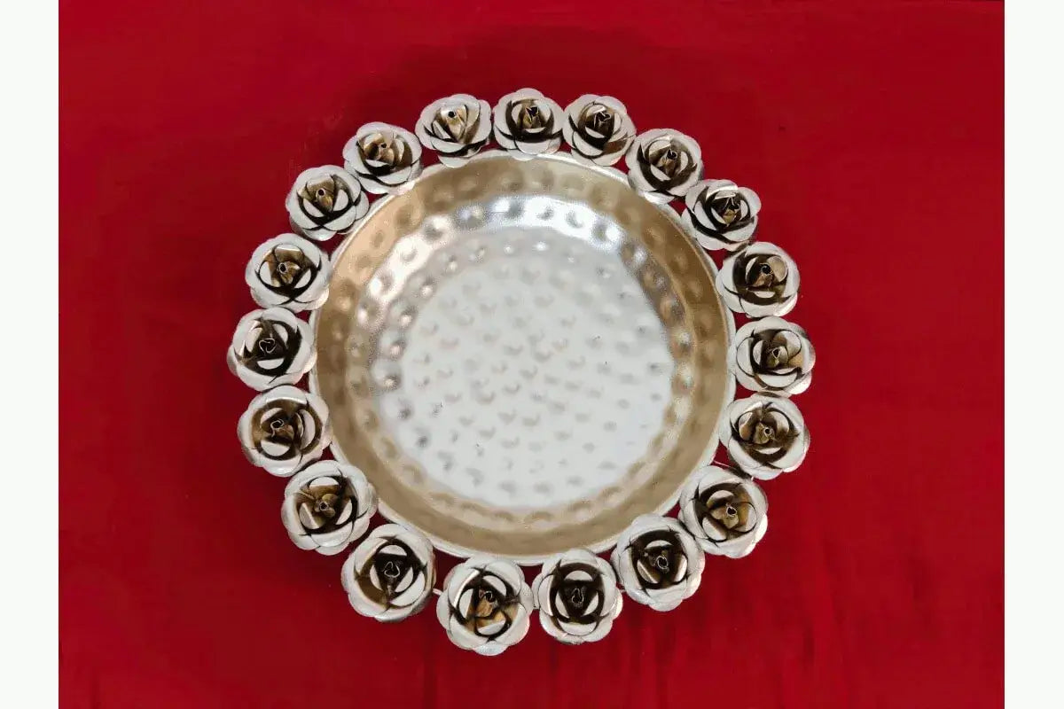 Metal Diya Uruli Return Gift for Engagement