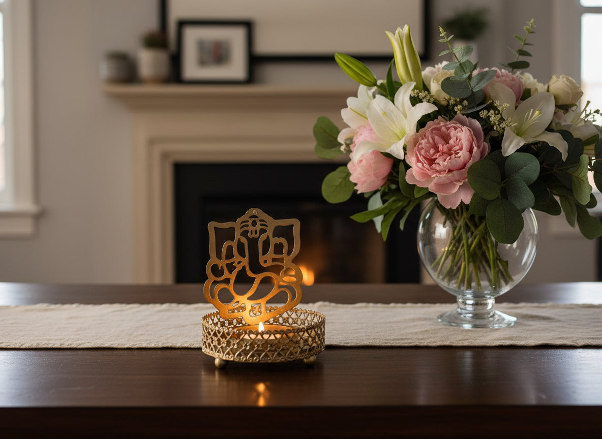 Metal Iron Shadow Ganesh