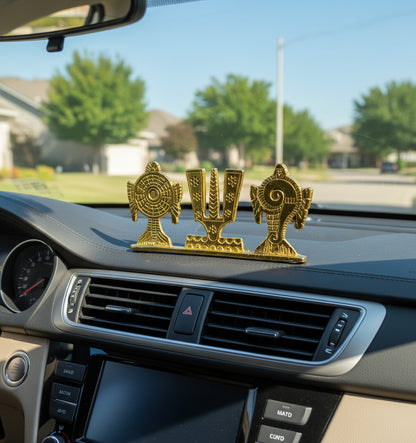 Metal Shankh Chakra Namam Stand Online