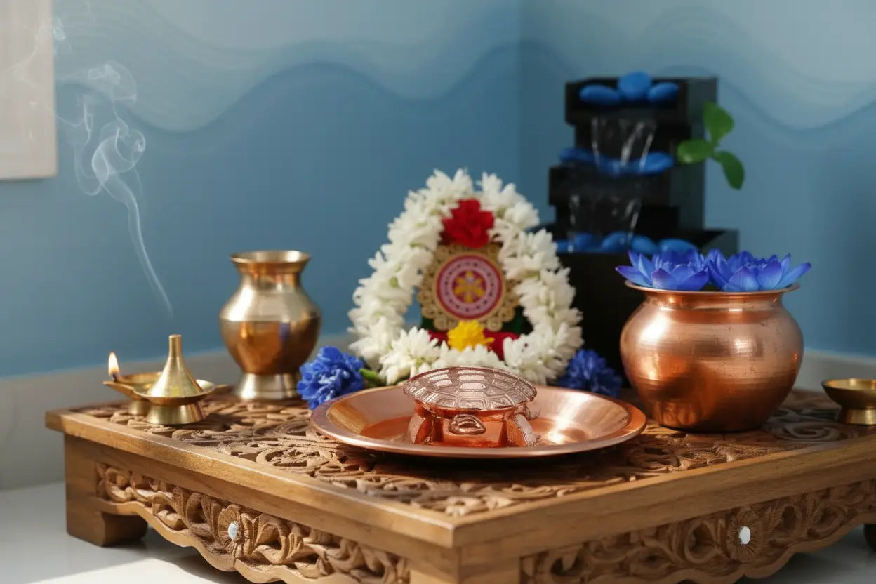 Metal kachua for home decor vastu