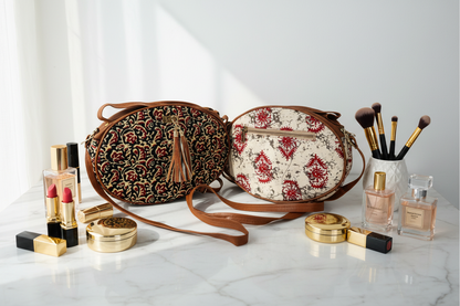 Oval Designer Sling Bag