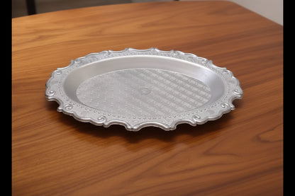 Oval Silver Tray