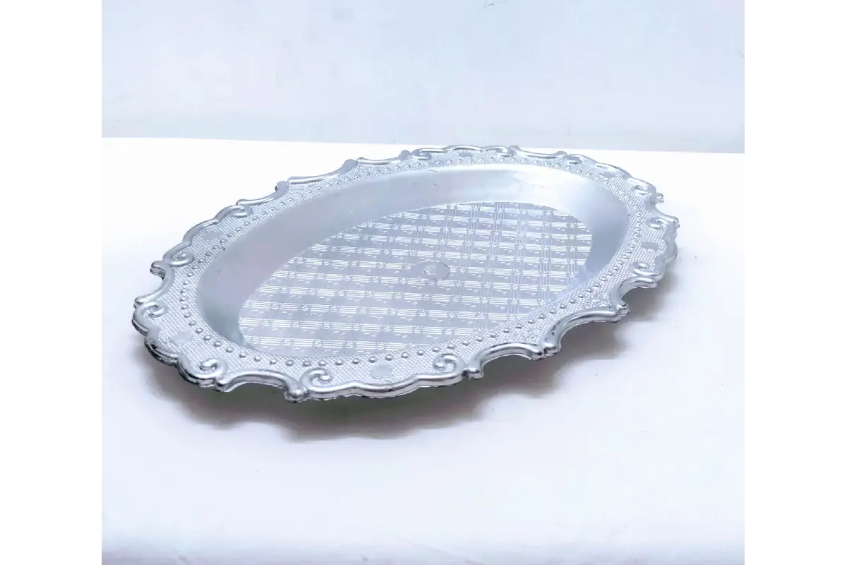 Oval Silver Tray