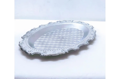 Oval Silver Tray