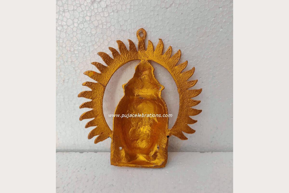Varalakshmi Devi Amman Yellow Face Mukhvada - Puja Celebrations
