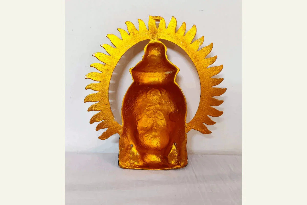 Varalakshmi Devi Amman Yellow Face Mukhvada - Puja Celebrations