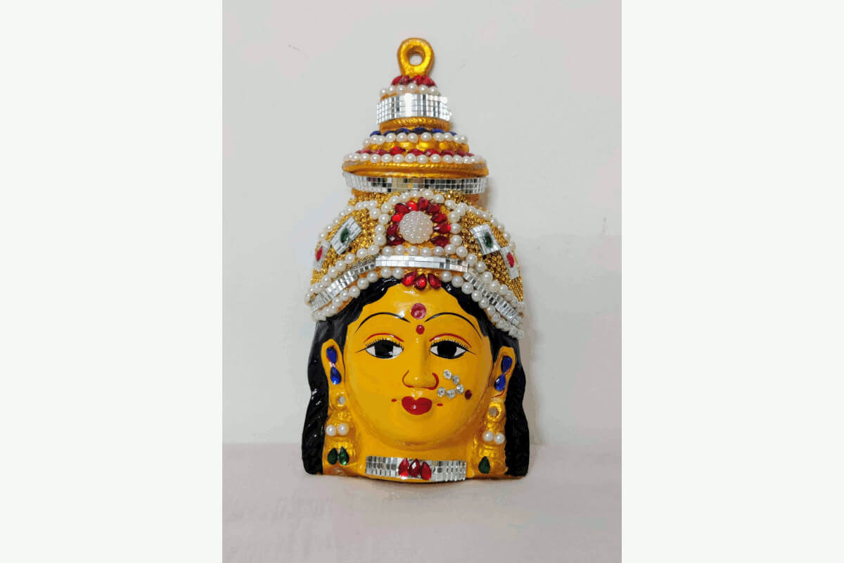 Moti Beads Devi Amman Face