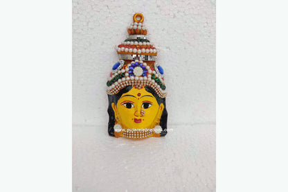 Lakshmi Amman Devi Decorated Face