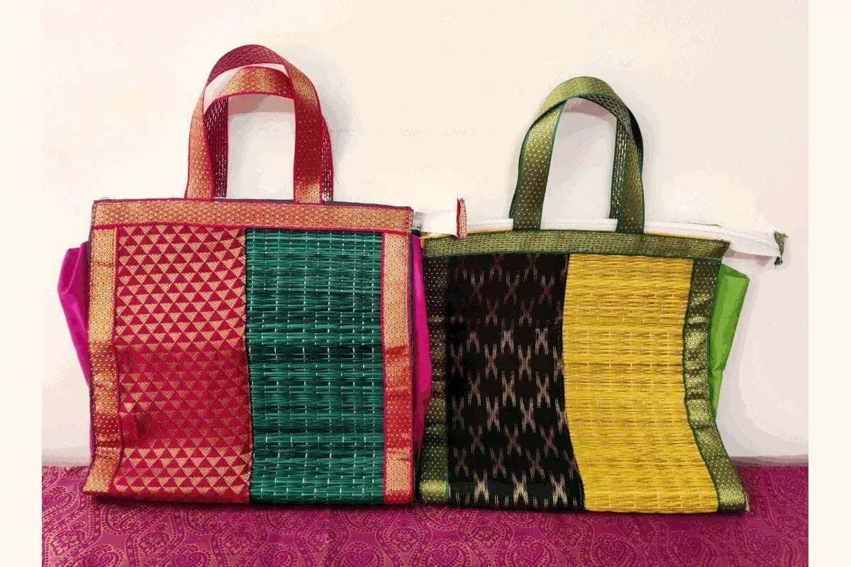 Brocade Korai Mat Bag - Puja Celebrations