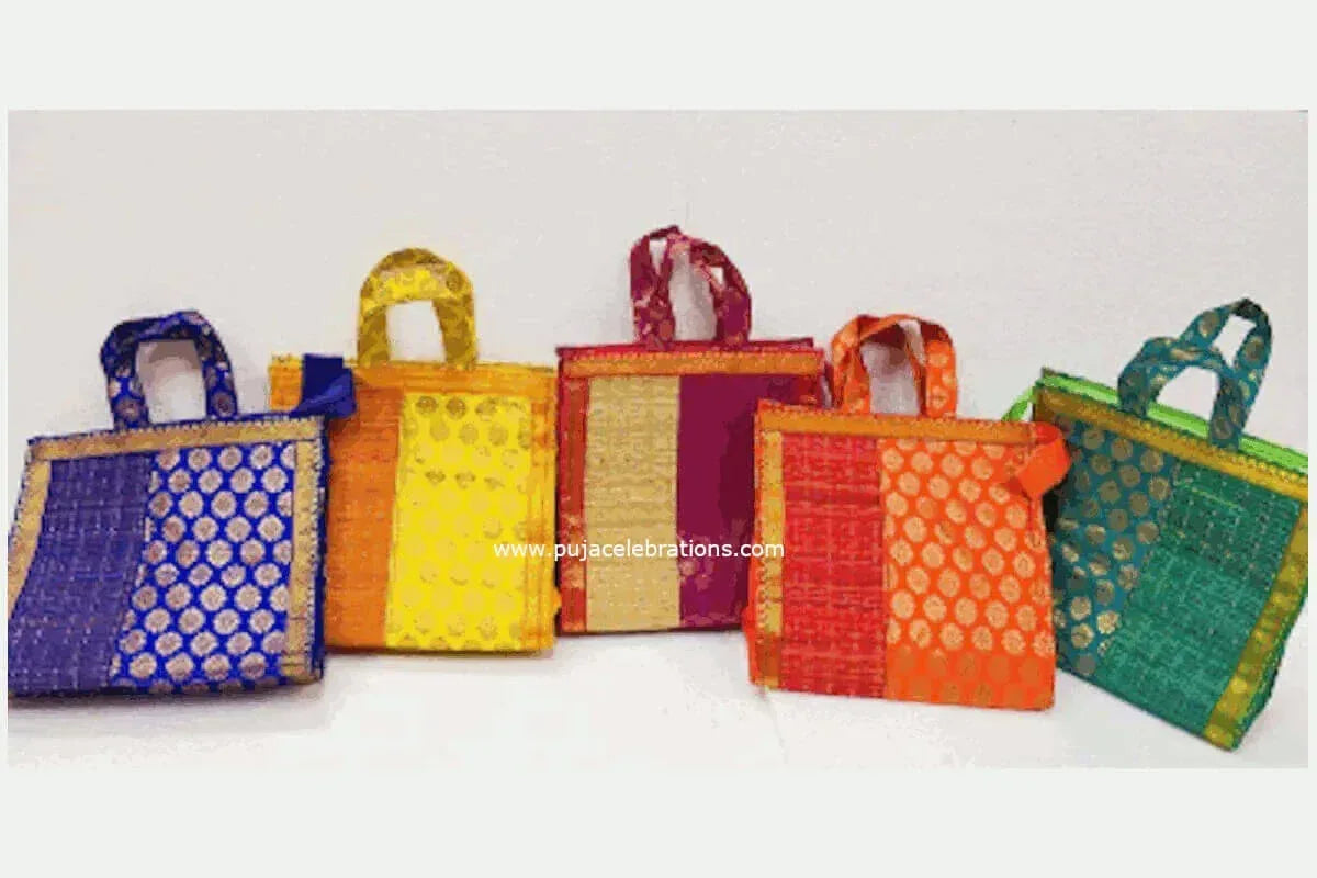 Brocade Korai Mat Bag - Puja Celebrations