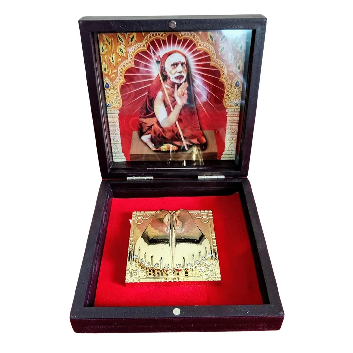 Maha Periyava Charan Paduka Box - Puja Celebrations