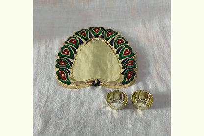 Engagement return gift kumkum cups