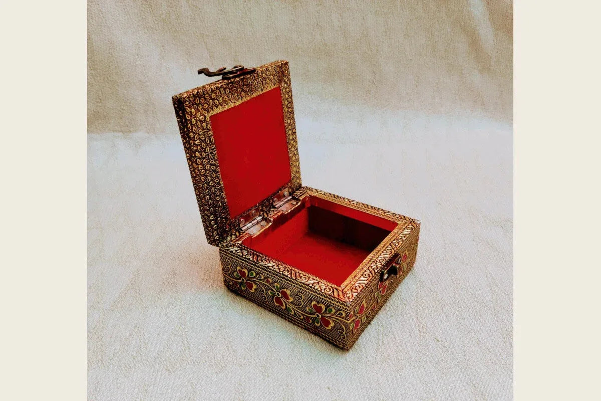 Embossed Jewel Box - Puja Celebrations