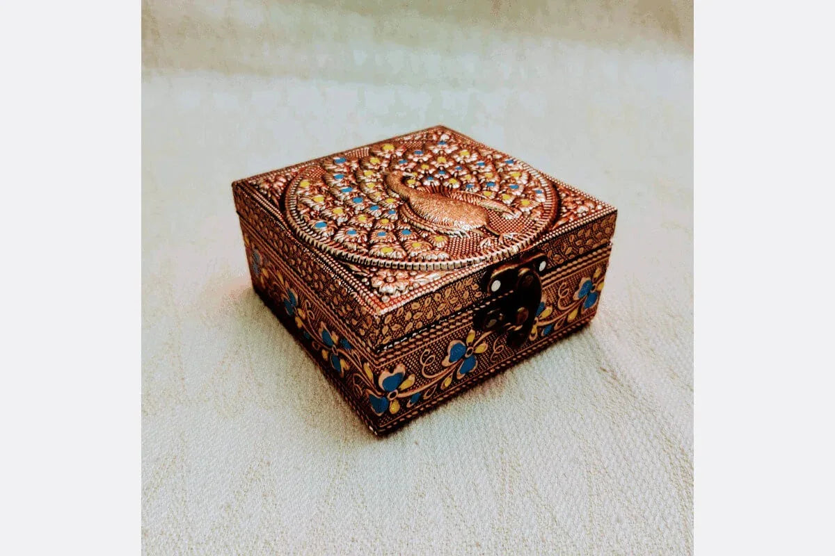 Embossed Jewel Box - Puja Celebrations