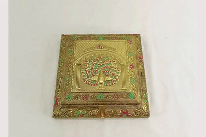Traditional Meenakari gift box India
