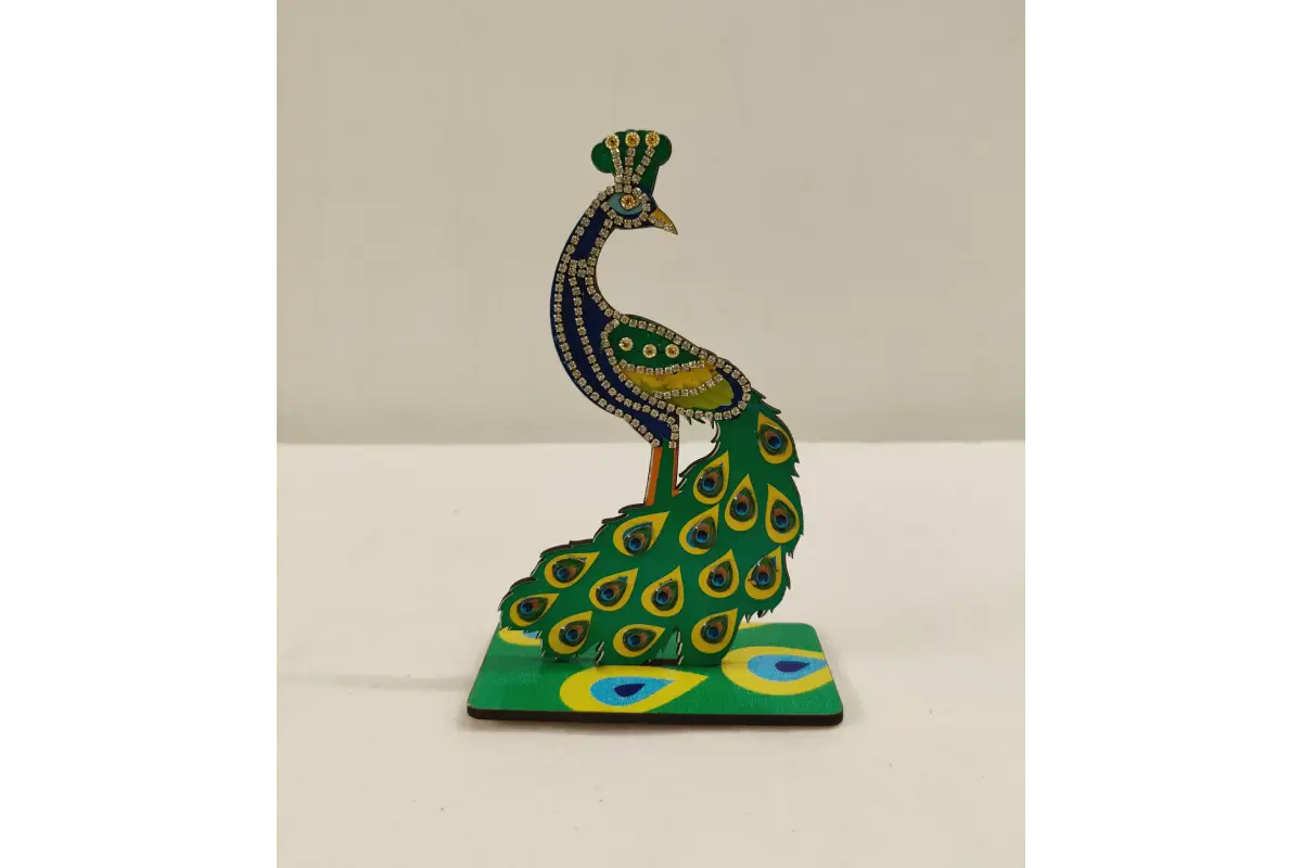 Decorative Peacock Stand for Varalakshmi Puja
