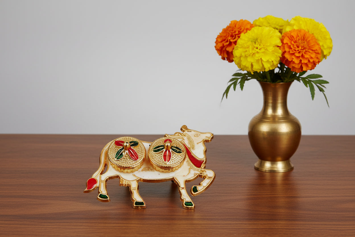 Pichwai Kumkum Box Small