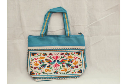 Ladies Embroidered Fabric Handbag - Return gift for baby shower