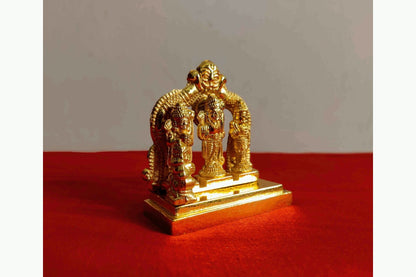 Shri Ram Darbar Metal Statue for Pooja