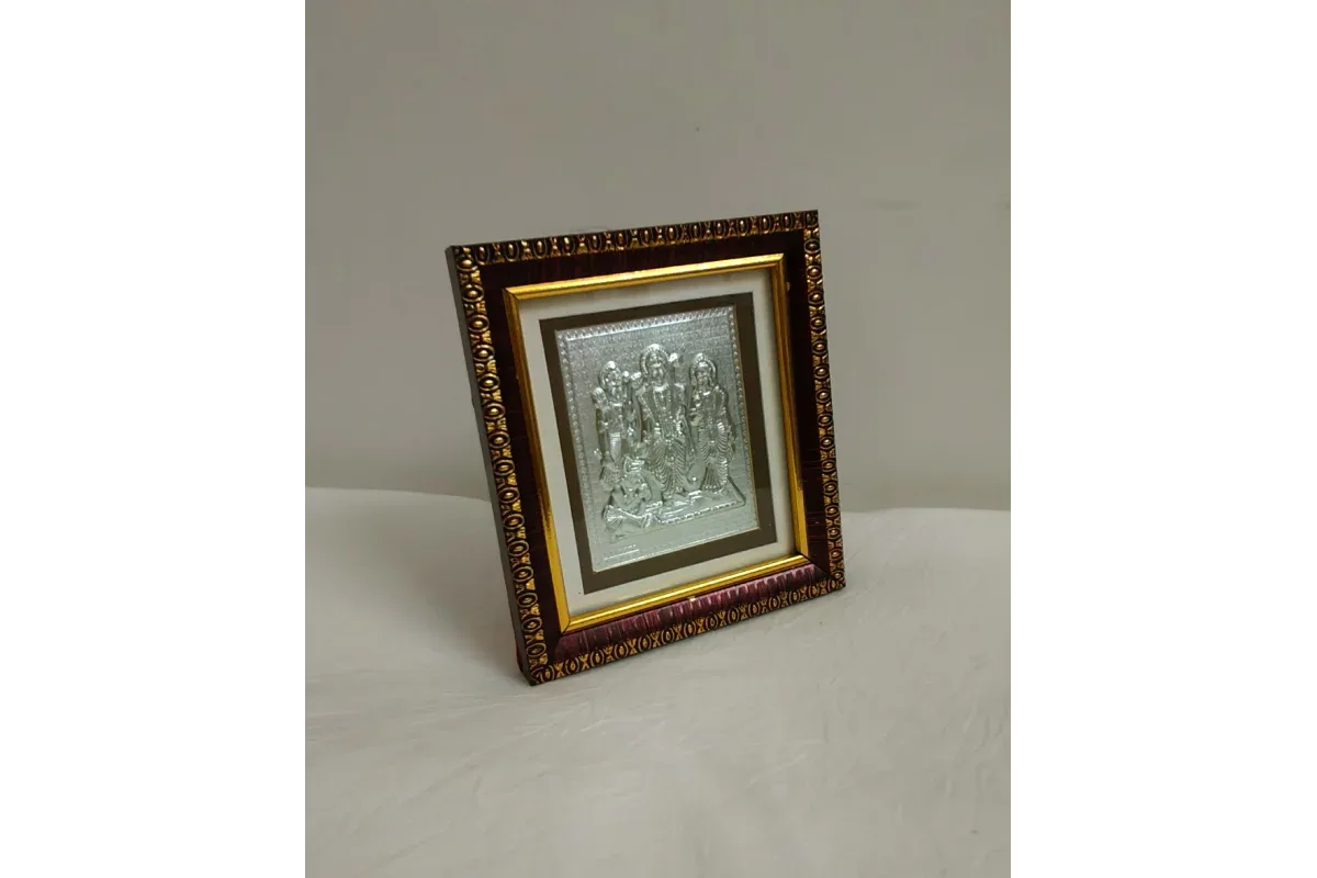 Ram Darbar Silver Frame - Puja Celebrations