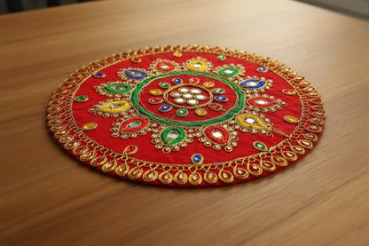 Rangoli Designer Cloth Mat