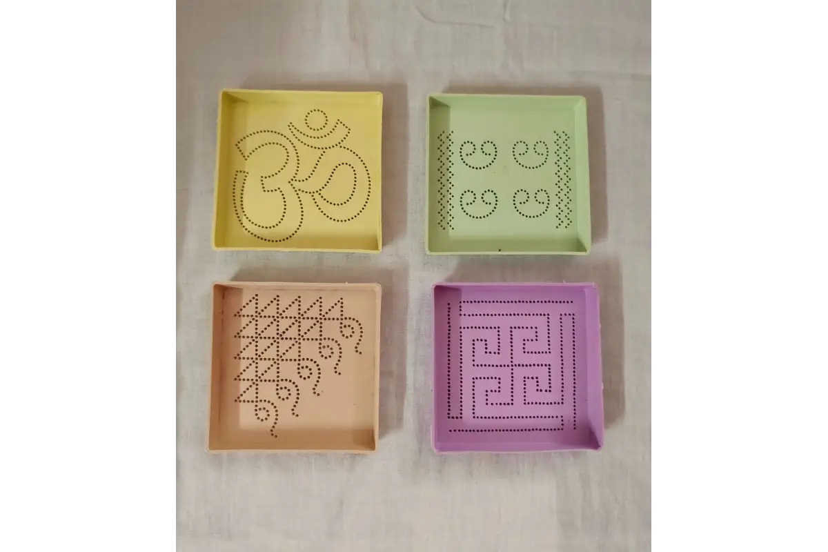 Kolam Stencil Plastic