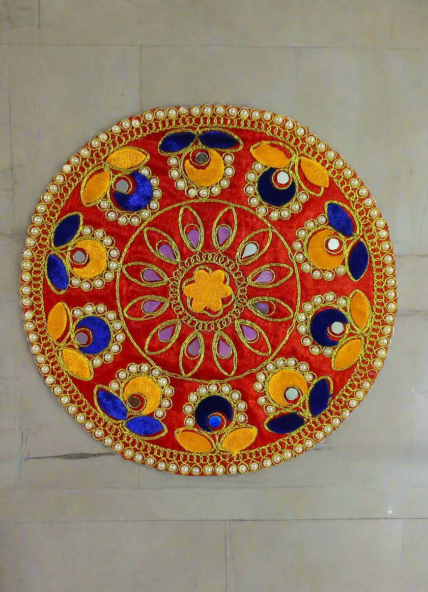 Rangoli Puja Chowki Asan