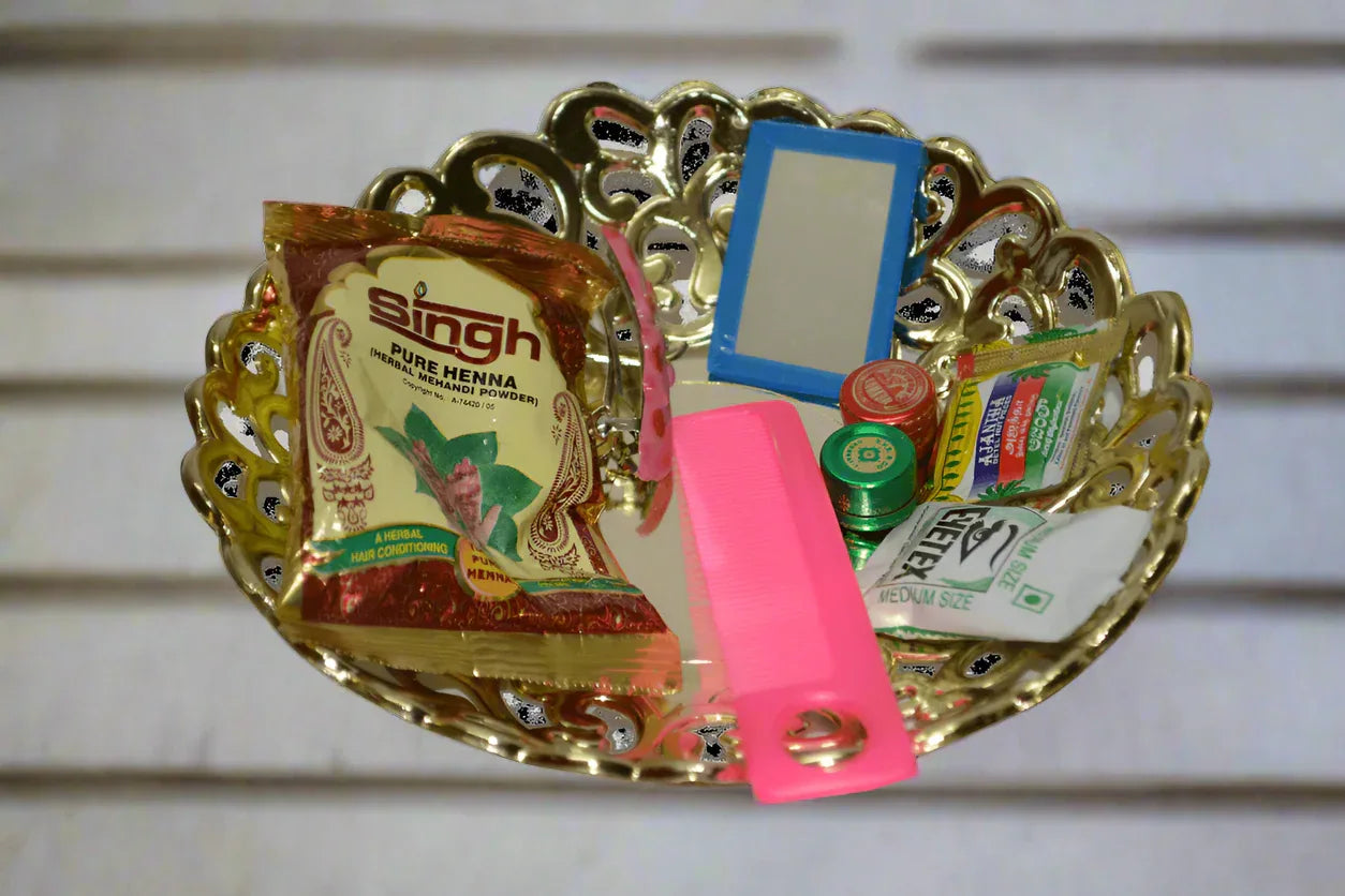 Round Basket Combo - Puja Celebrations