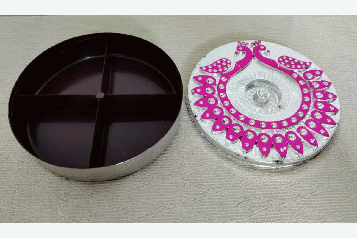 Elegant dry fruit box for puja celebrations
