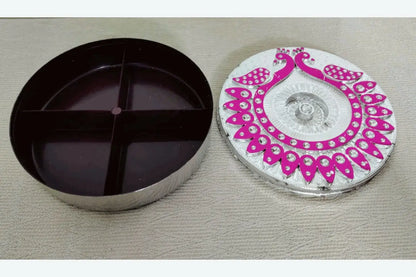Elegant dry fruit box for puja celebrations