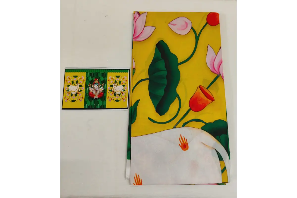 Pichwai Print Backdrop