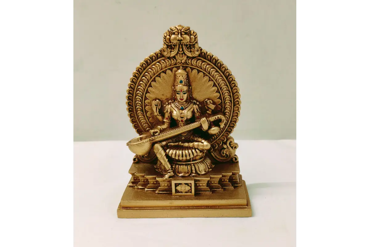 Elegant Saraswathi murti for Navaratri golu decoration and festive gifting