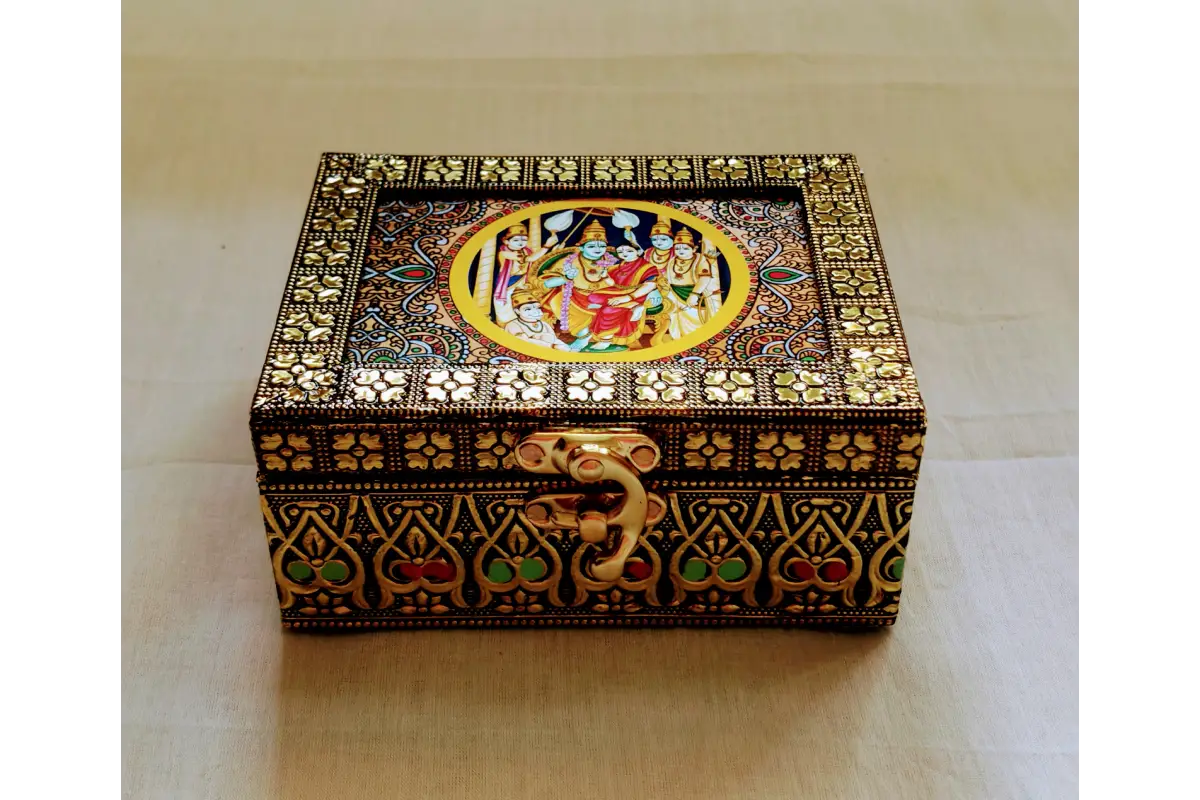 Seetha_rama_Print_Jewel_Box_ - Vijayadashami Gift