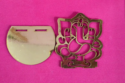 Swastik shadow diya for traditional Indian festivals