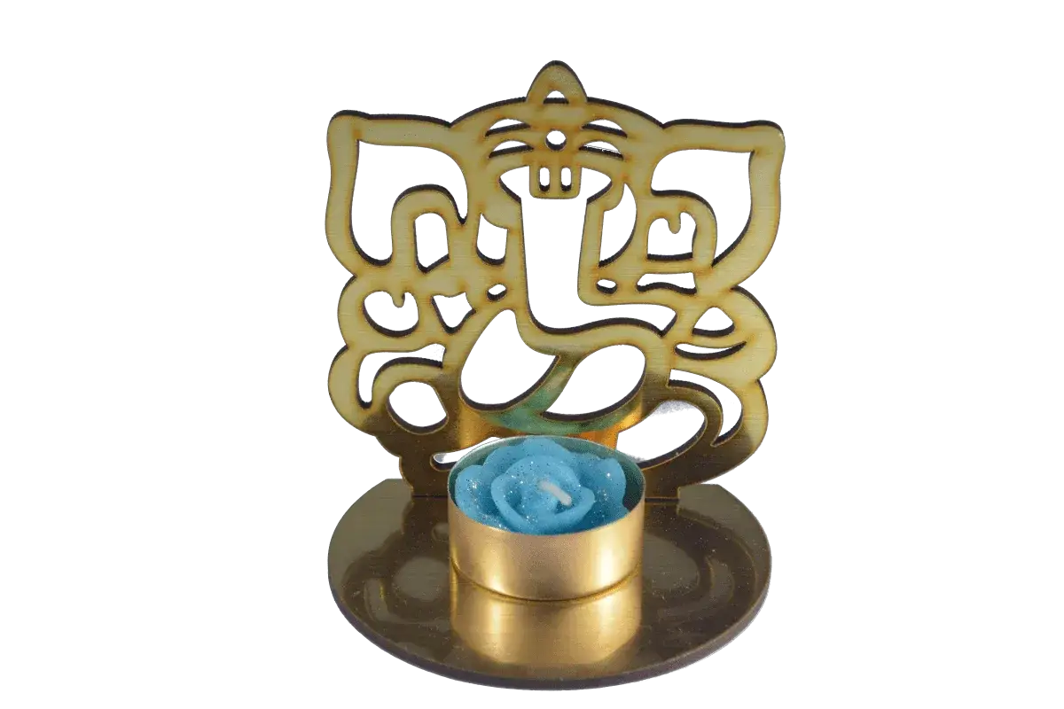 Peacock design shadow diya for Navaratri gifting