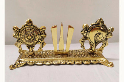 Shankh Chakra Namam Gold - Puja Celebrations