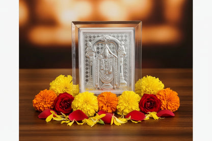 Silver Frame Balaji - Puja Celebrations